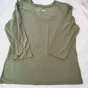 Chadwicks U-Neckline 3/4 Sleeves XL